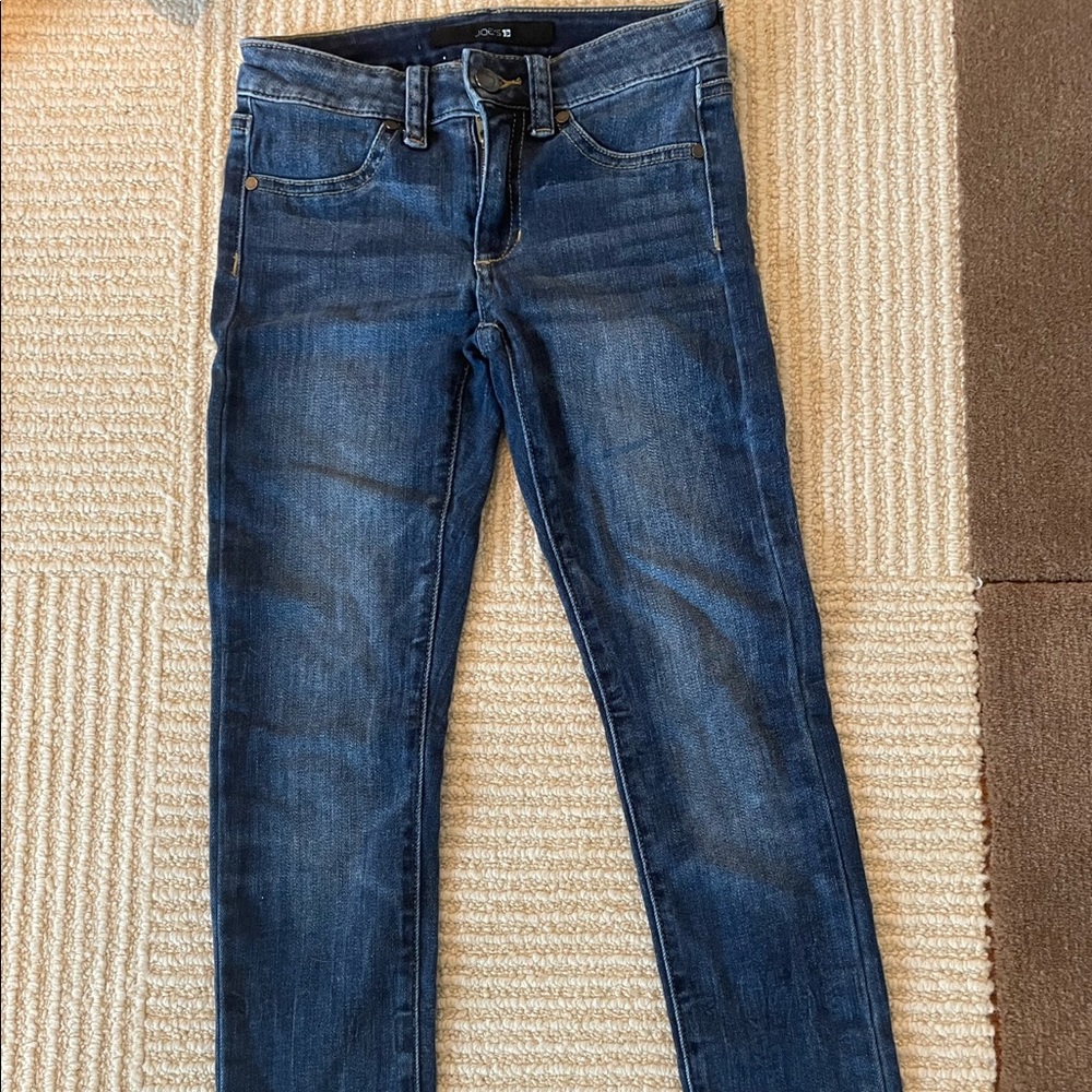 Joe’s dark wash denim skinny jeans